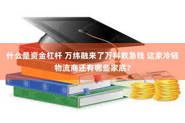 什么是资金杠杆 万纬融来了万科救急钱 这家冷链物流商还有哪些家底？