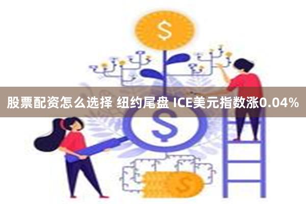 股票配资怎么选择 纽约尾盘 ICE美元指数涨0.04%