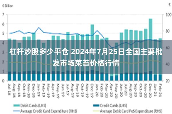 杠杆炒股多少平仓 2024年7月25日全国主要批发市场菜苔价格行情